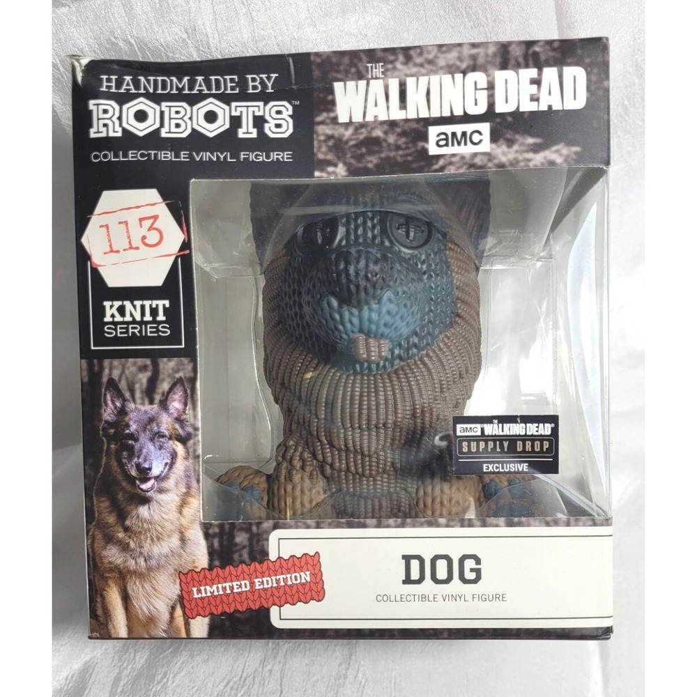 AMC TWD Handmade by Robots Knit Series Walking Dead‎ Dog Supply Drop Exclusive